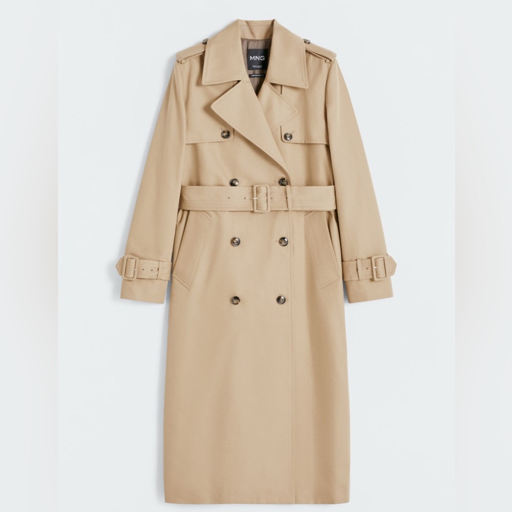 Mango Water Repellent Premium Trench Coat